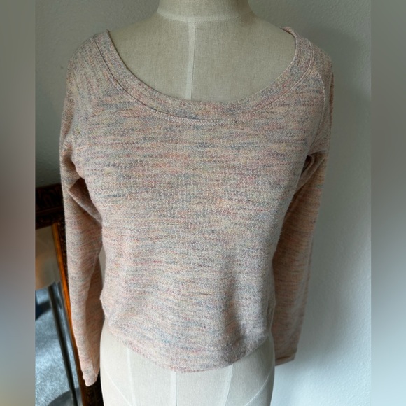 Twisted Angels Crochet Back Sweatshirt - Picture 2 of 3